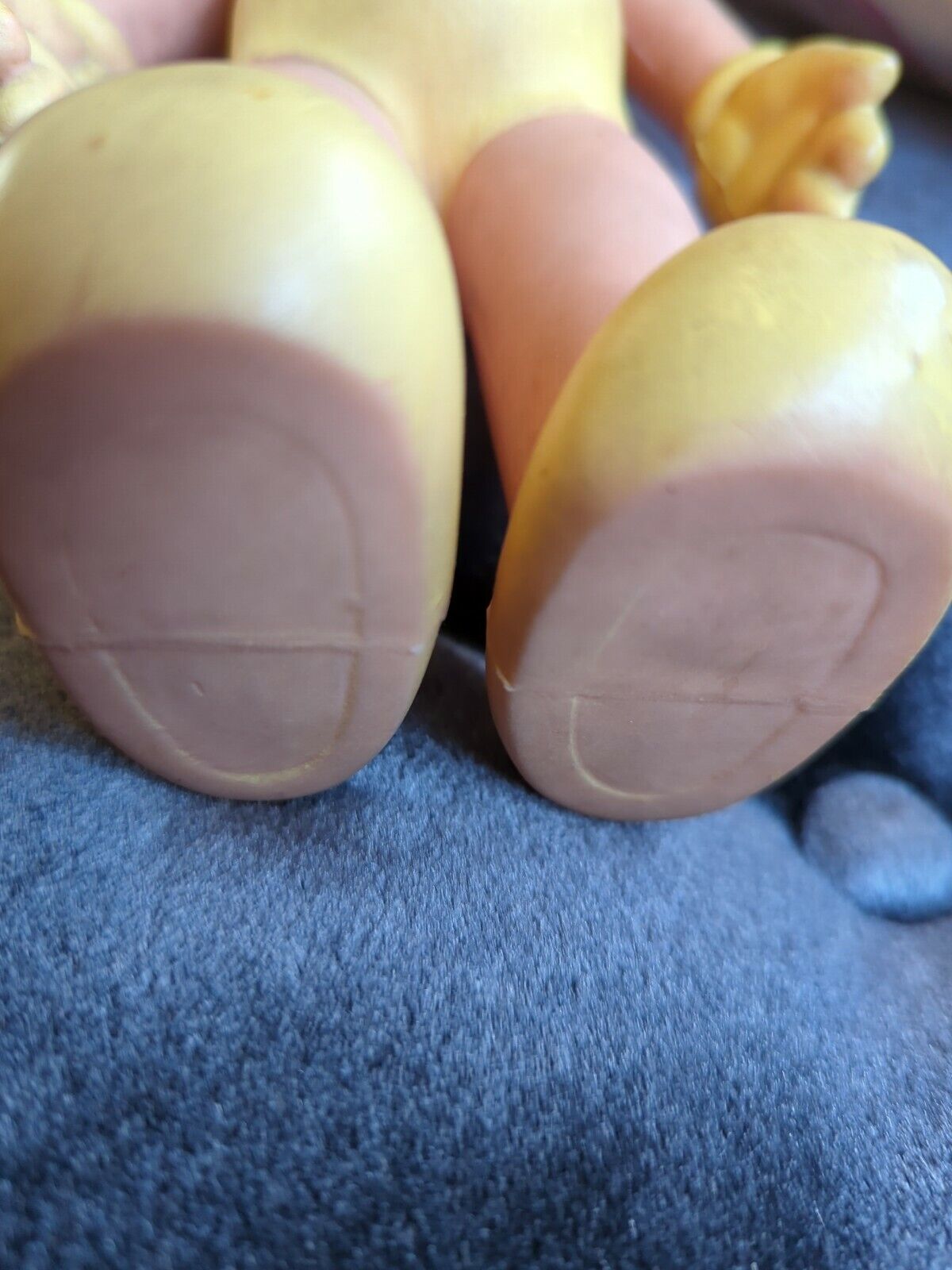 Vintage 50s MICKEY MOUSE Disney Rubber Plastic Squishy Bath Tub Doll 10.50"