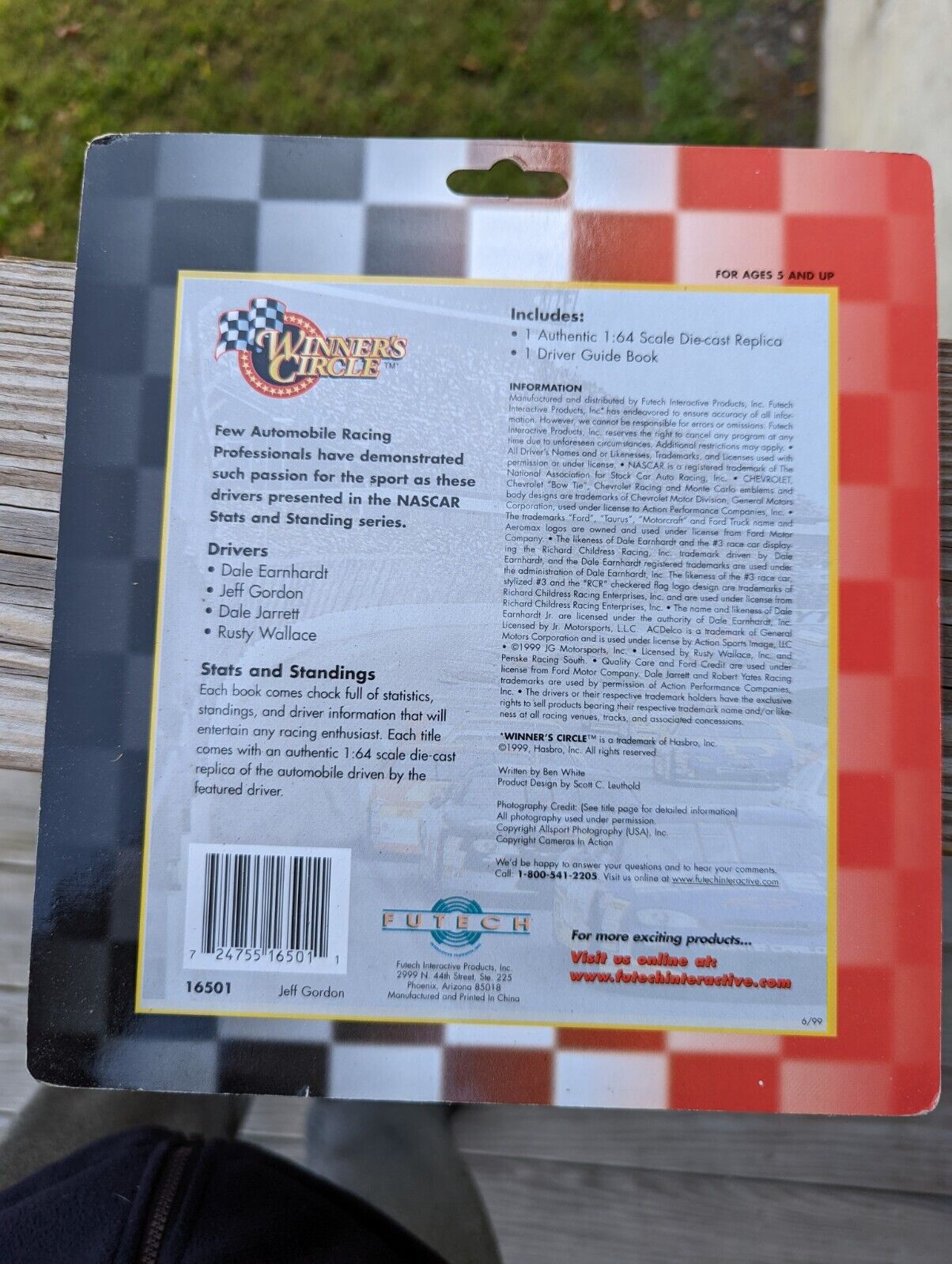 Jeff Gordon Winners Circle Stats & Standings with 1/64 Die-Cast