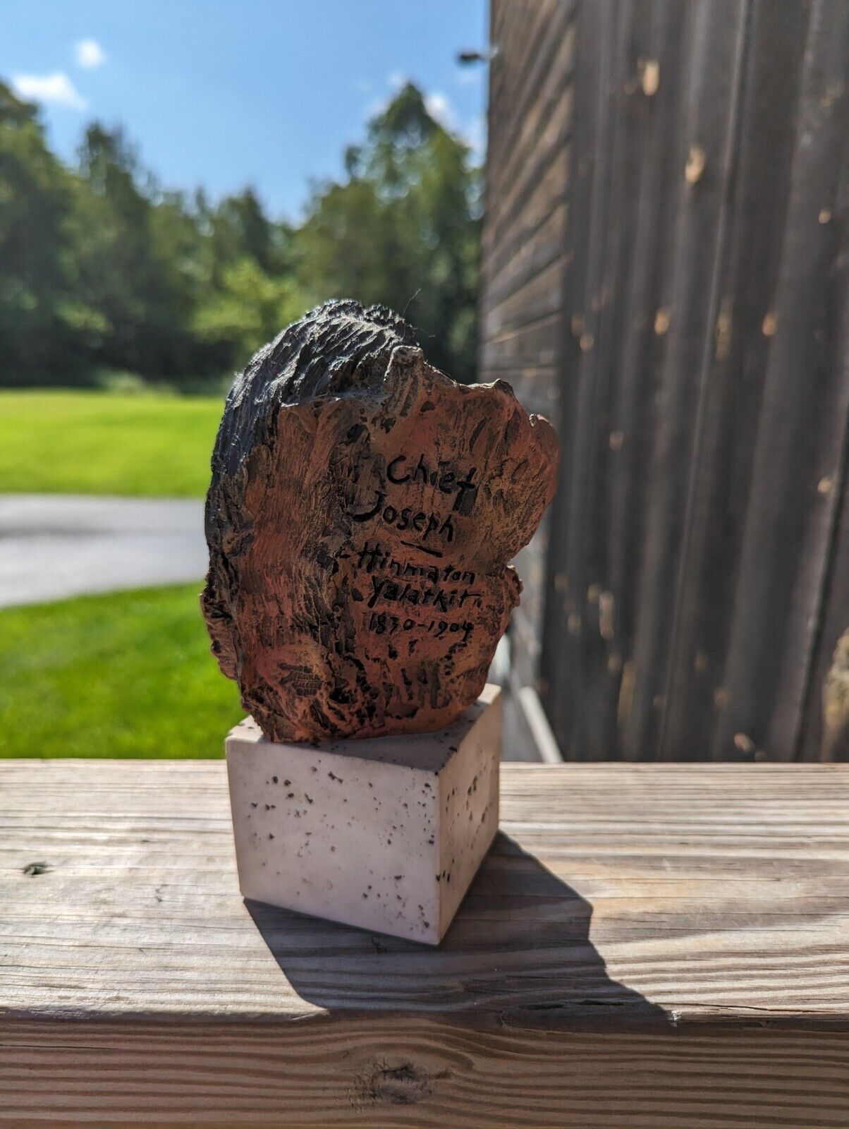 Hinmation Yalatkit Chief Joseph 1832-1904 head bust Native American