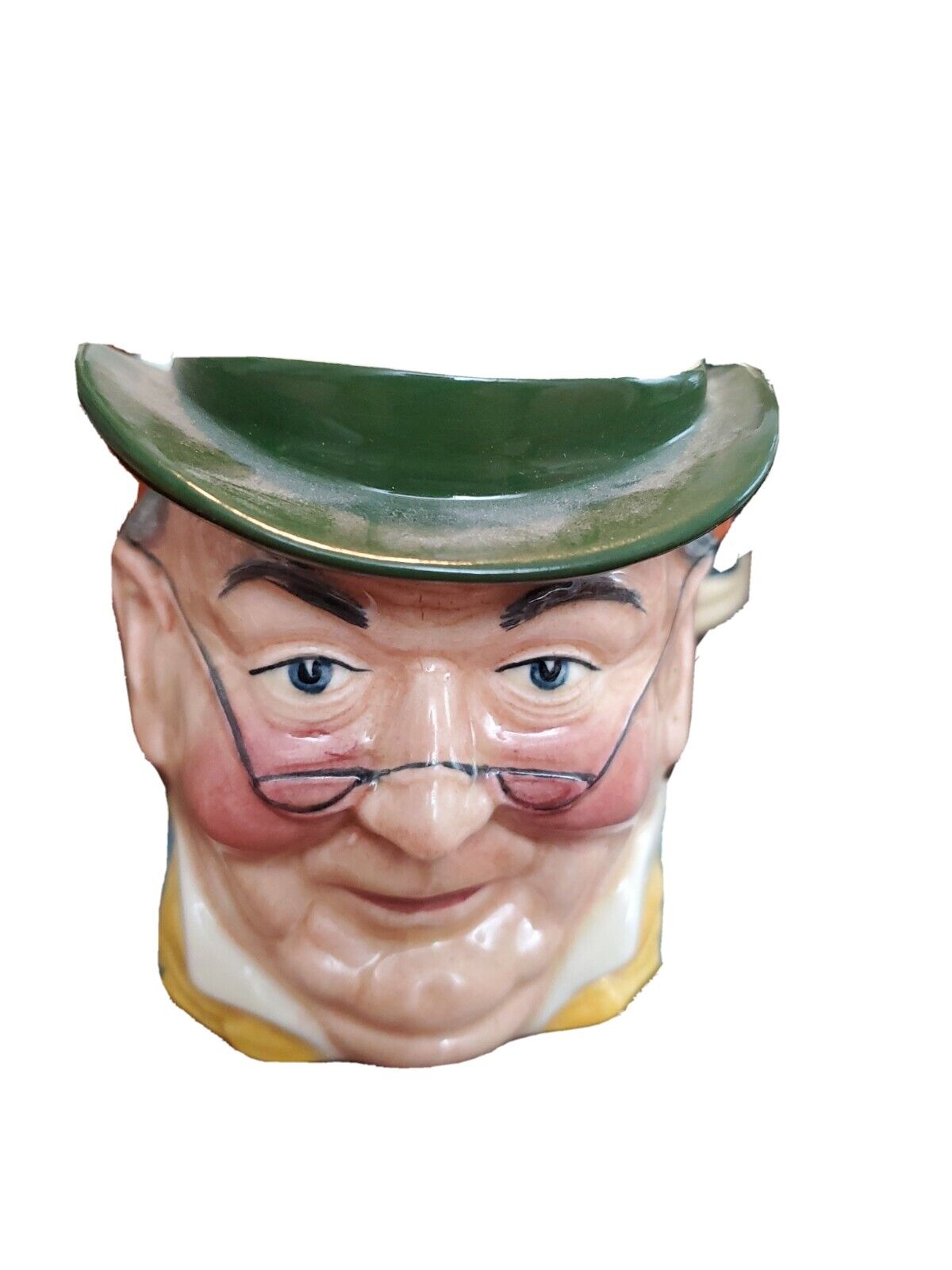 Vintage Hand Painted Staffordshire MR PICKWICK TOBY JUG MUG made in England