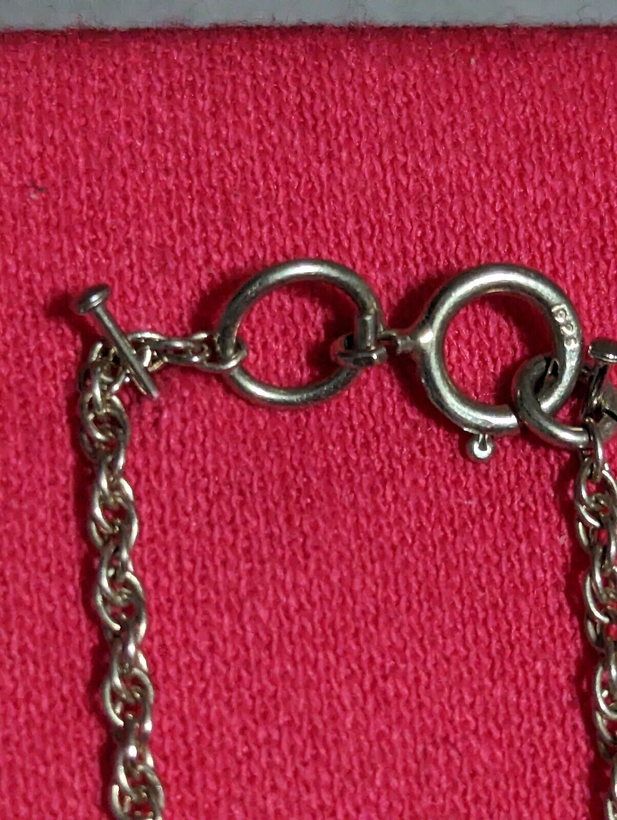 Vintage Sterling Silver 925 Necklace Marked