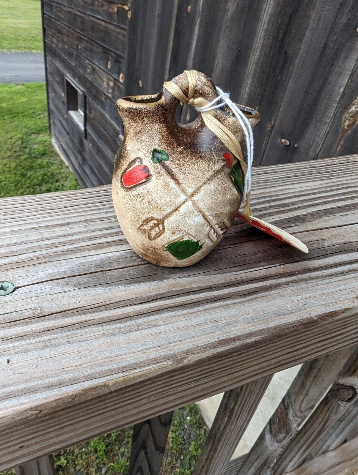 Vintage Native American Style Wedding Vase Made in Japan Lugene's