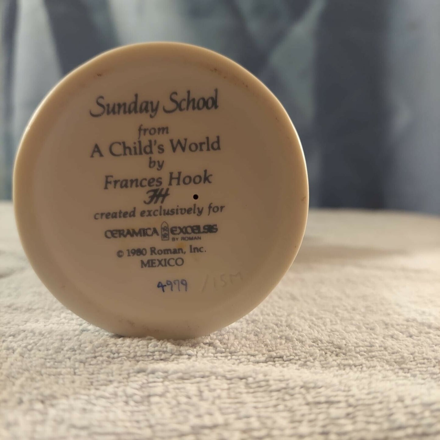 Frances Hook, Sunday School Figurine, from A Child's World #3020 Collectable
