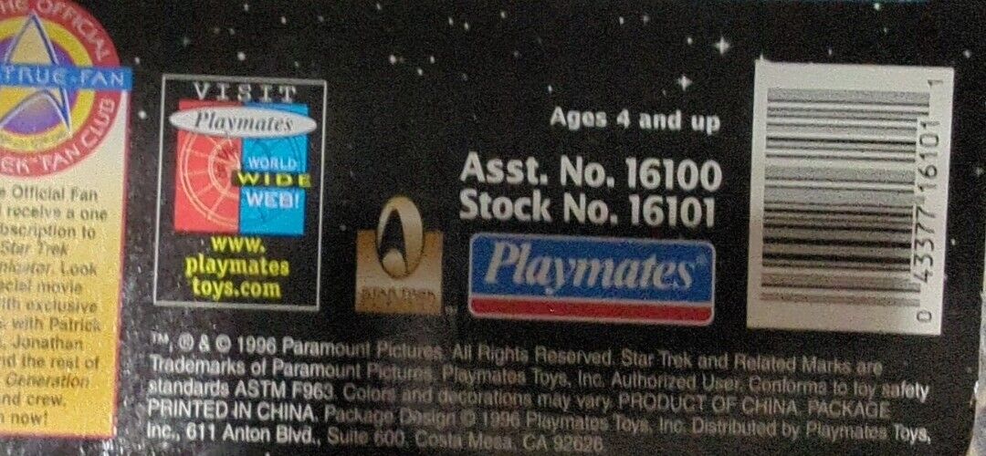 1996 Playmates Star Trek First Contact - Captain Jean-Luc Picard 6" Vintage