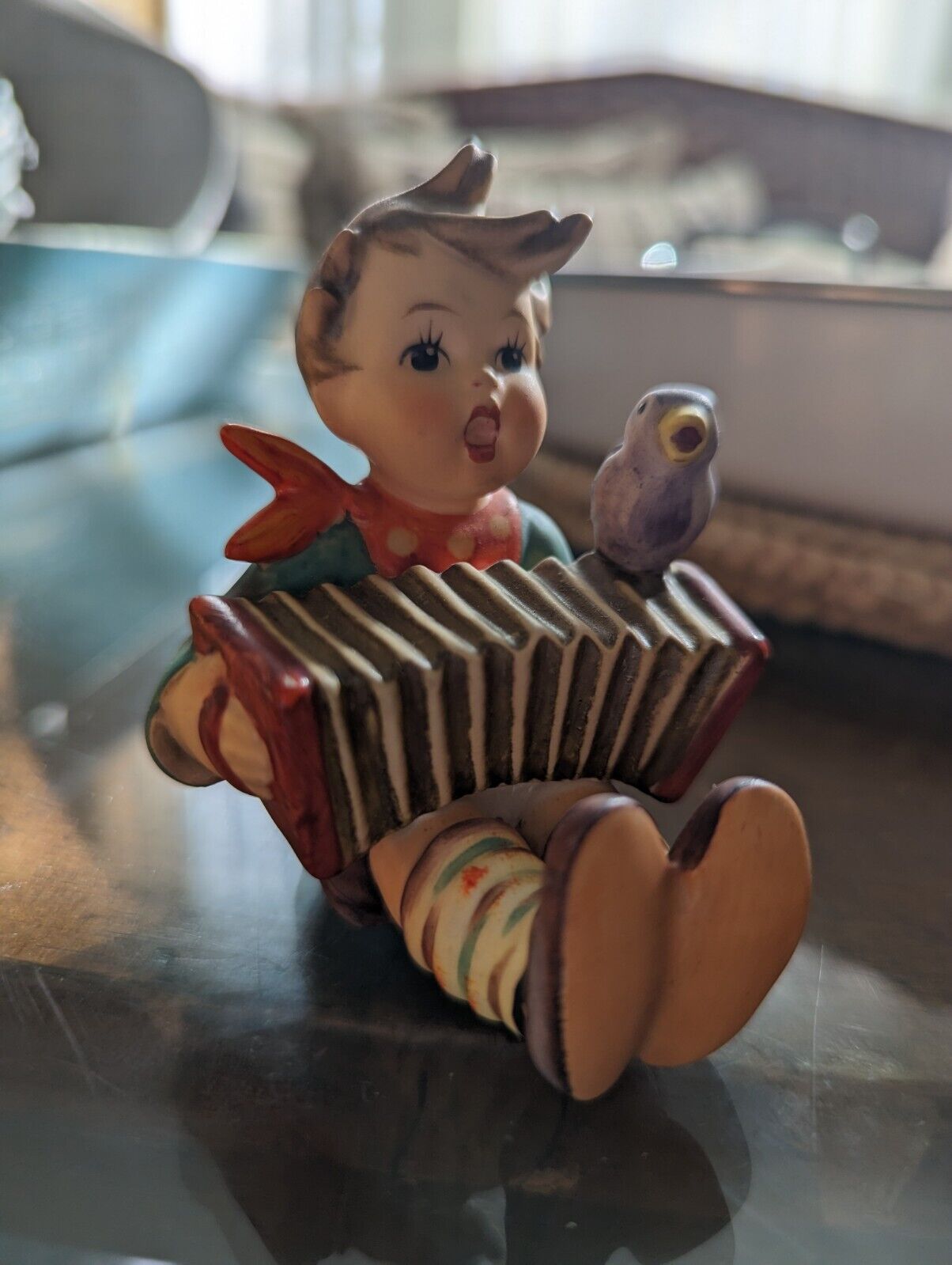 Vintage Let's Sing #110/0 Goebel Hummel 3" Figurine TMK4 1964