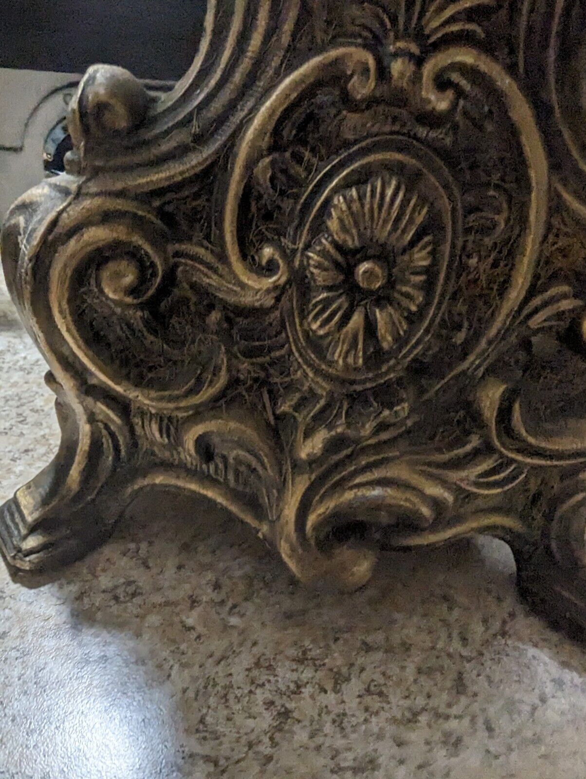 True MCM Ornate Electric United Clock Corp With Alarm Metal Made in USA Works!