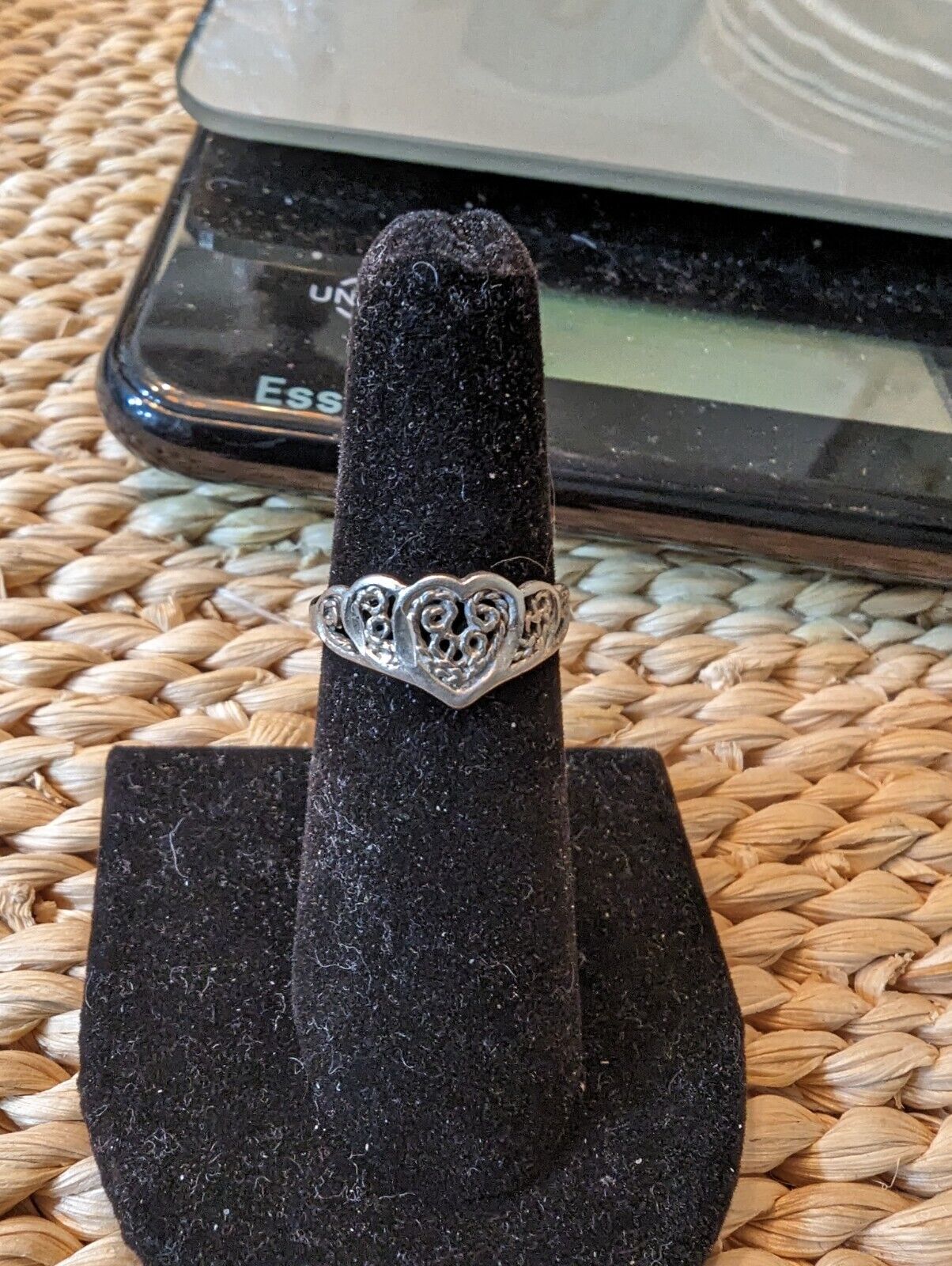 Delicate Vintage 925 Sterling Silver Size 5.5 Ring
