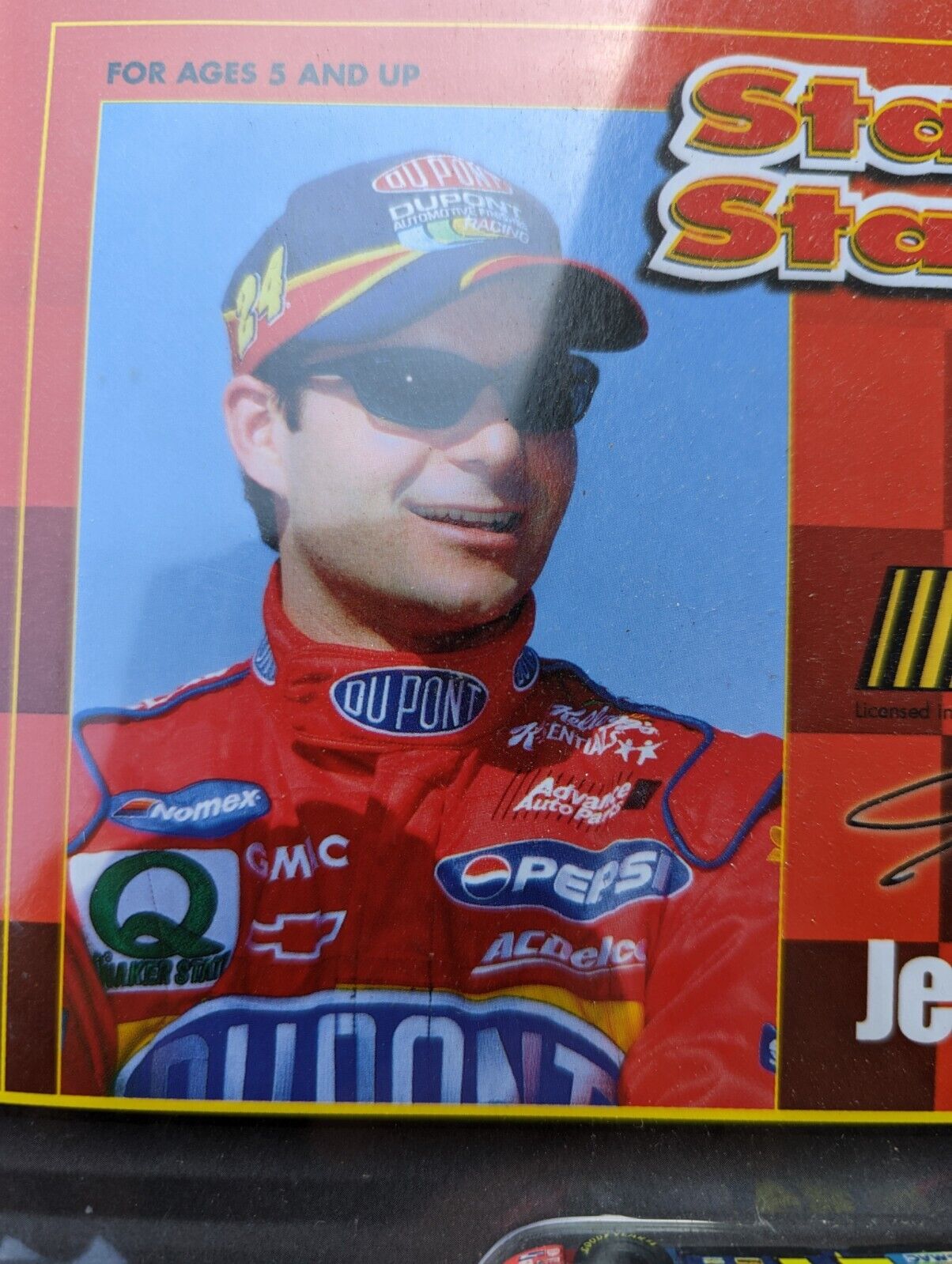 Jeff Gordon Winners Circle Stats & Standings with 1/64 Die-Cast