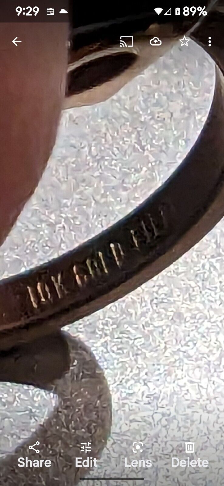 Vintage 10K Gold Filled Rebekah Odd Fellows Enamel Fraternal Ring Size 6.75