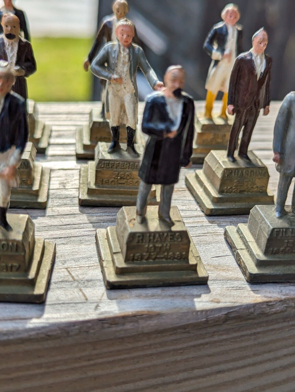 Vintage 1 - 37 (No 24th) Marx Toys Plastic United States Presidents Figures 2.5”