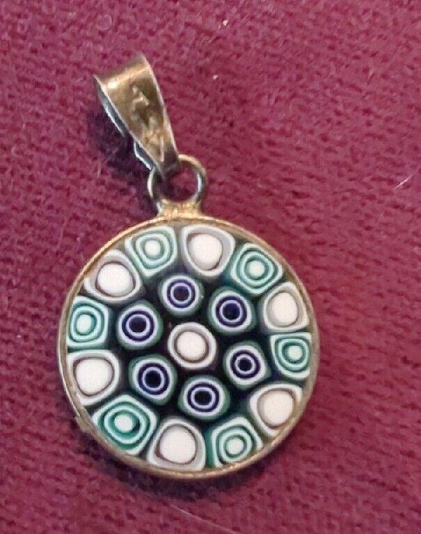 Mosaic Eye Sterling 925 Pendant Pendant