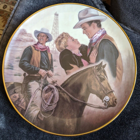 John Wayne WAR OF THE WILDCATS Plate 1992