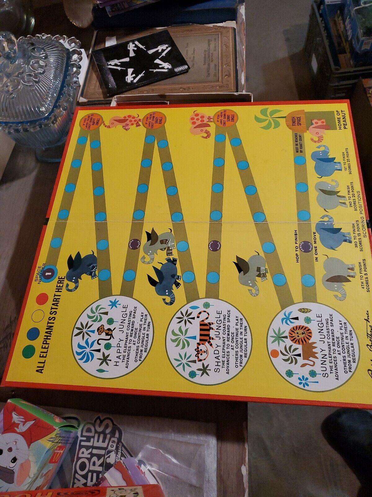 Vintage 1961, Parker Brothers, Children's Hour, 3 Games