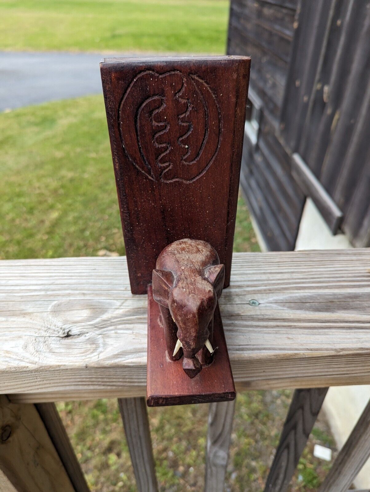 Vintage Elephant Book End