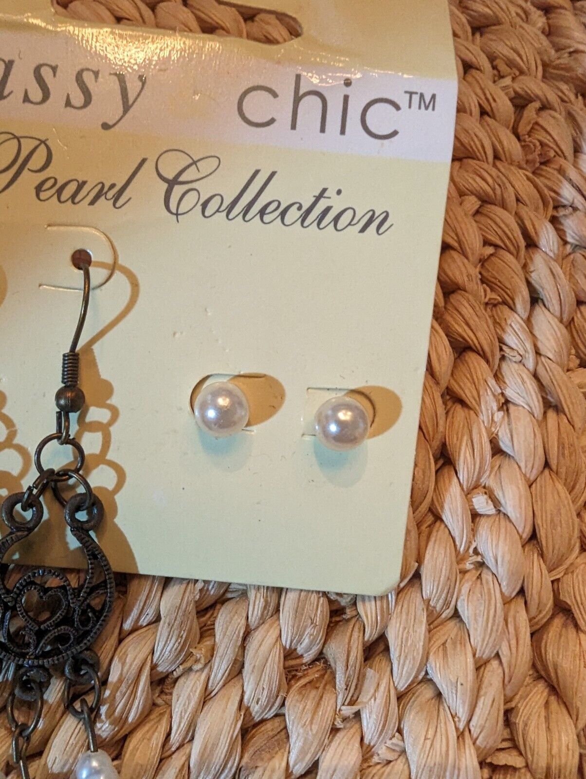 Sassy & Chic Pearl Collection 2 Pairs Of Earrings