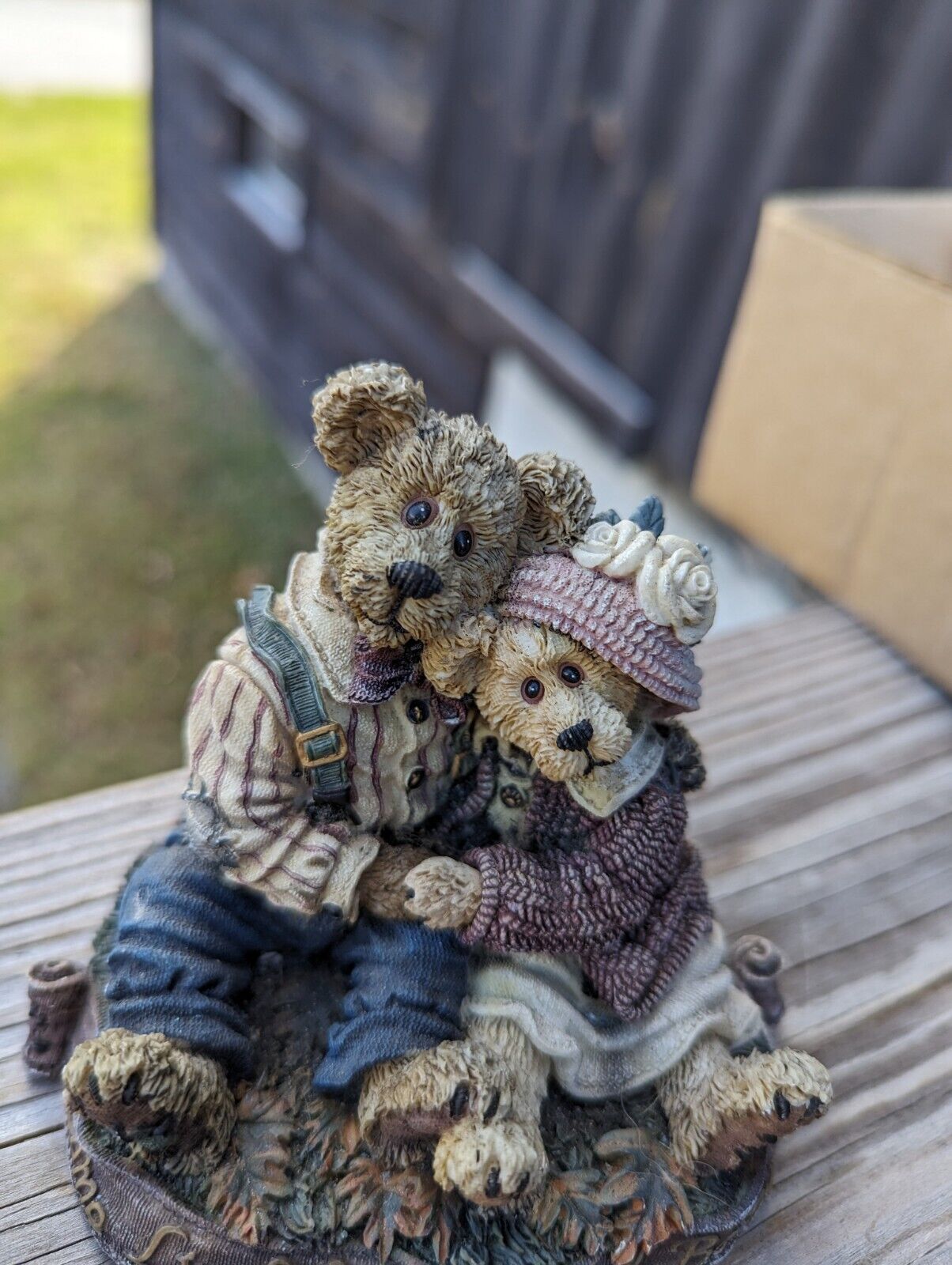 Boyds Bears & Friends Bearstone #228330 Henry & Sarah The Best in Yet to Come