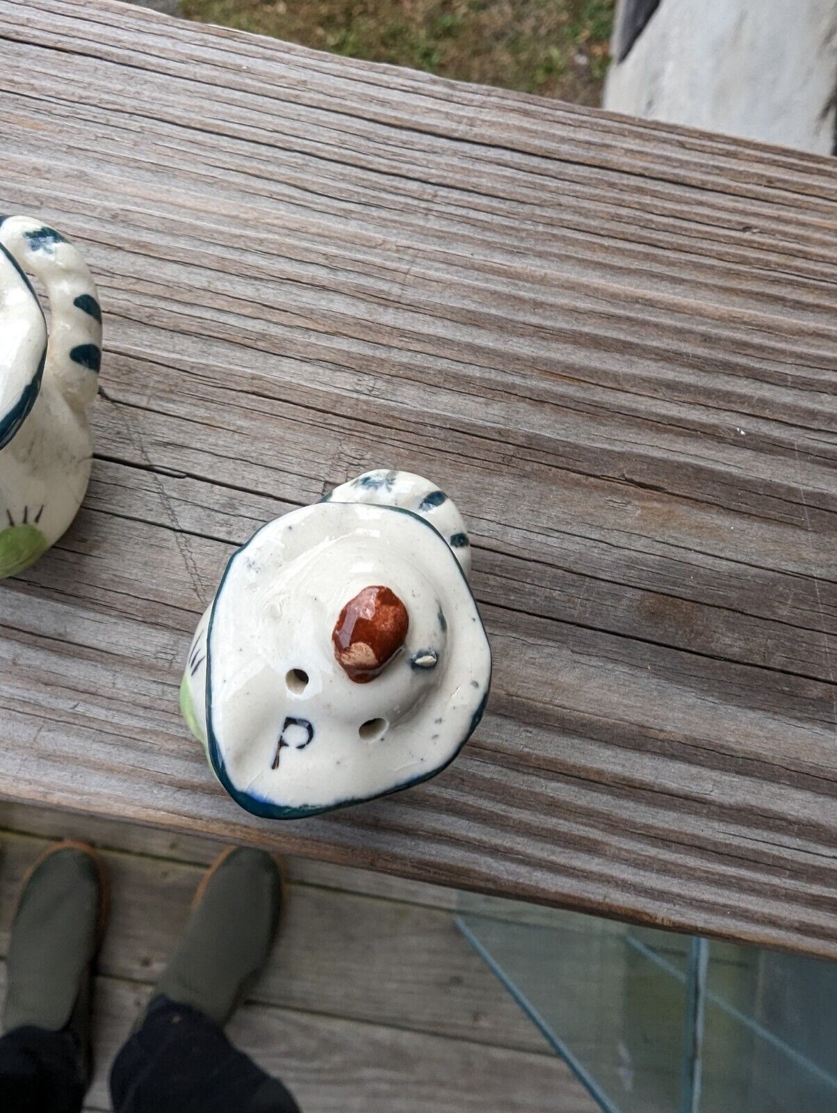 Salt & Pepper Shakers Cactus Vintage Ceramic Salt and Pepper Shakers Japan