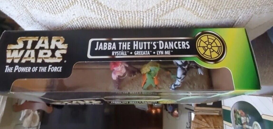 Hasbro 1997 Star Wars Power of the Force POTF Jabba the Hutt's Dancers NIB