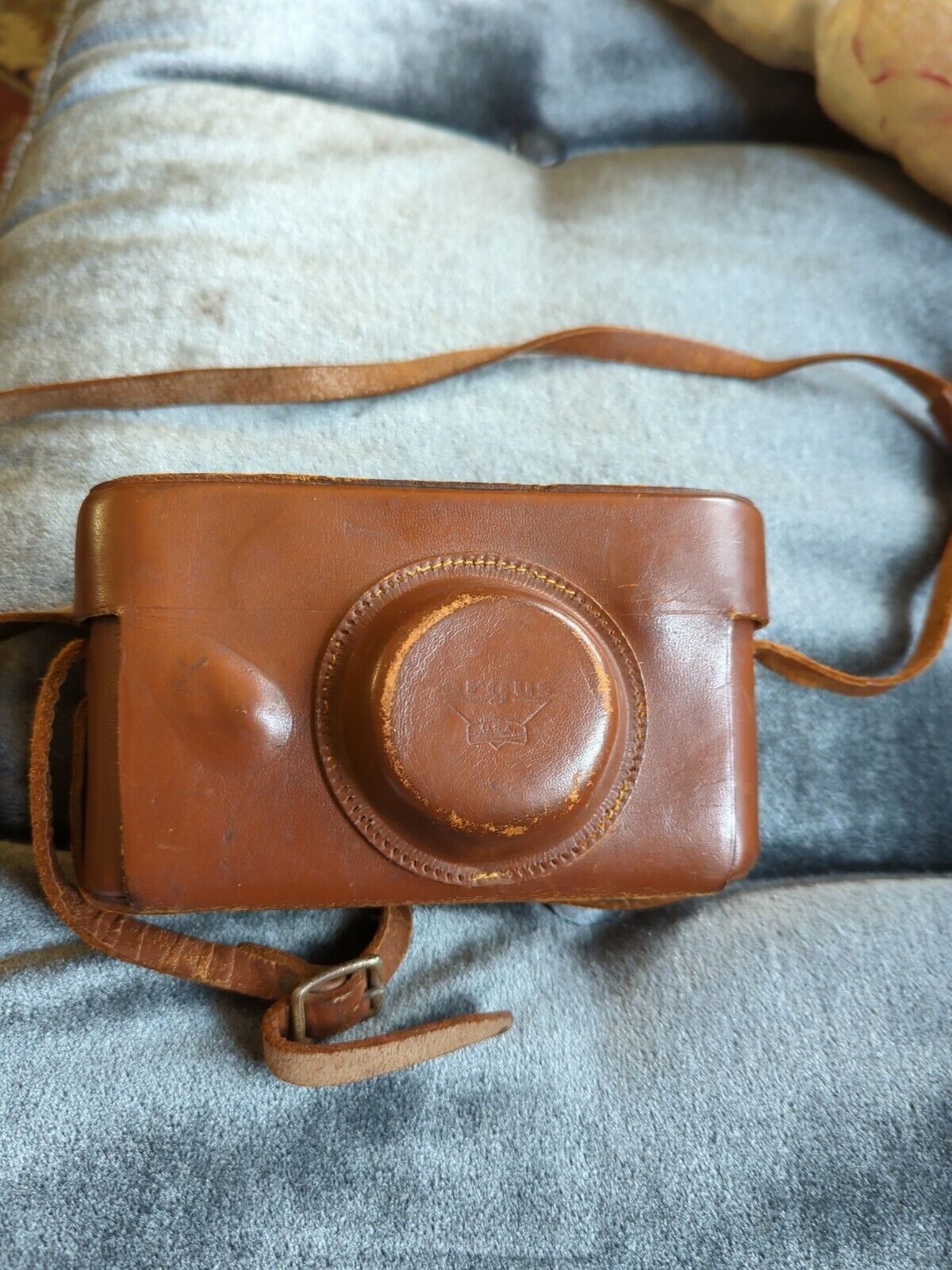 Vintage Argus Cintar 50mm lense Camera In Leather Casing