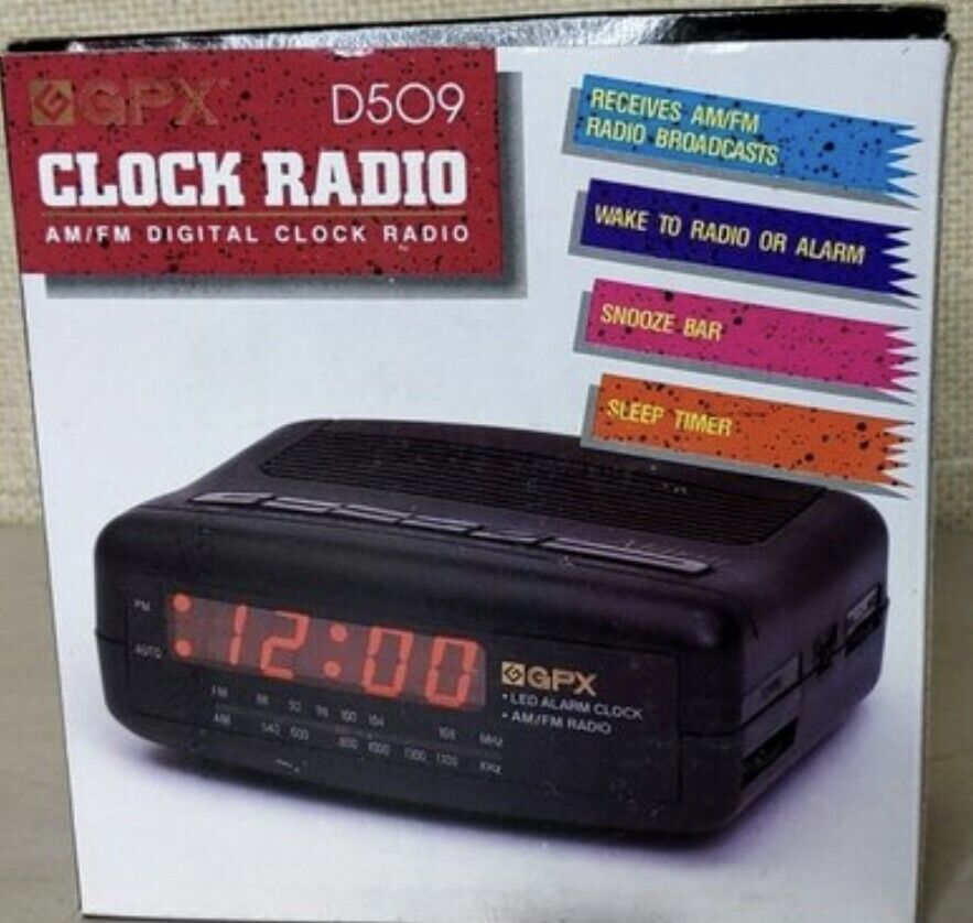 GPX 509D Digital Clock Radio New In Box