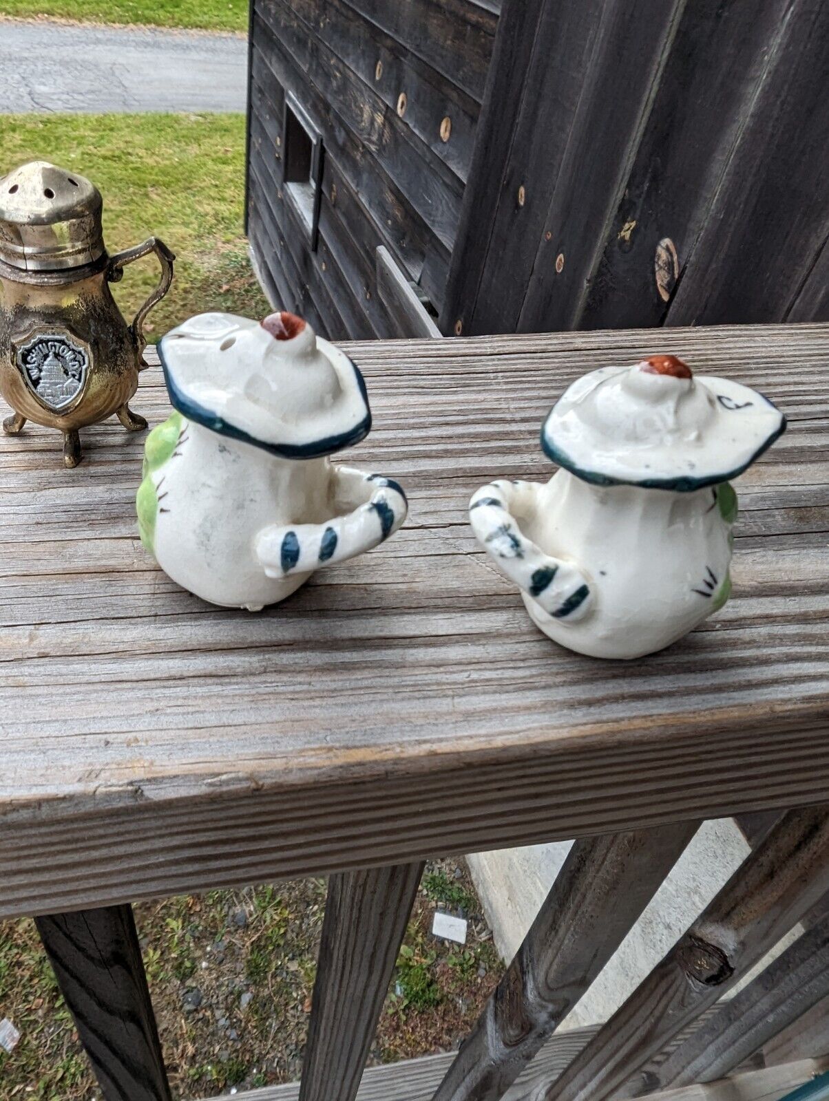 Salt & Pepper Shakers Cactus Vintage Ceramic Salt and Pepper Shakers Japan