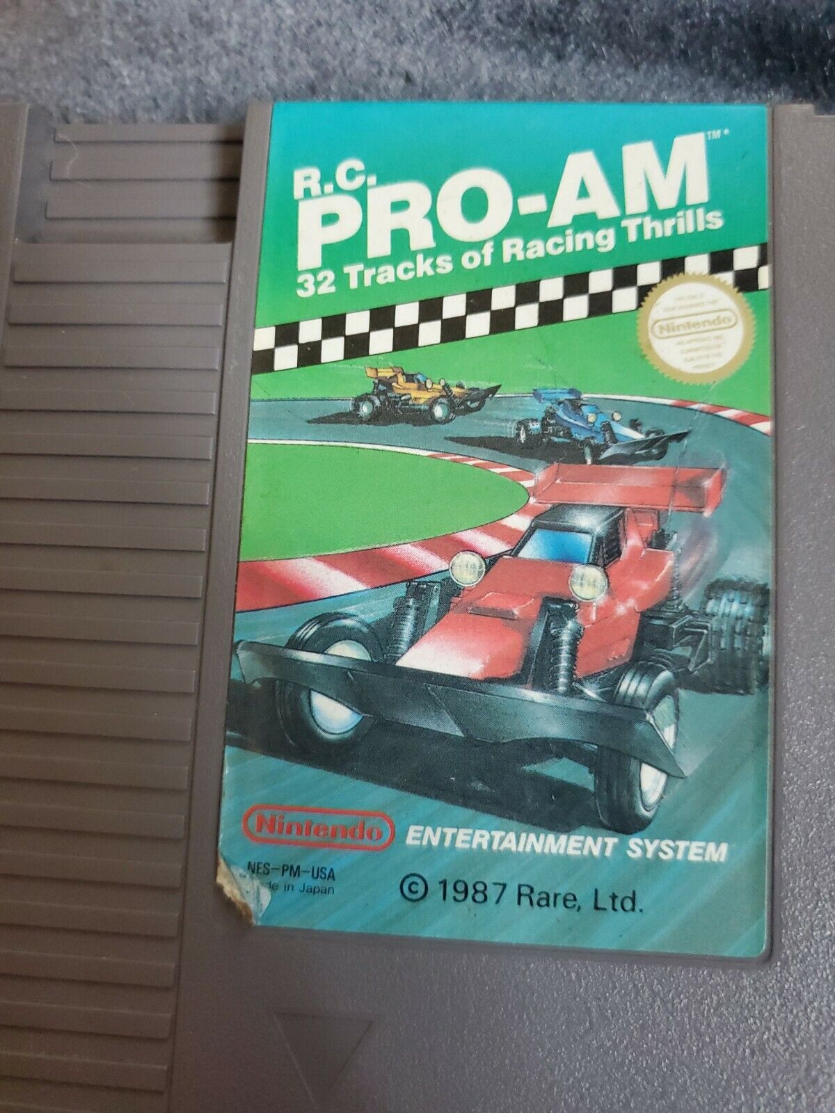 NES R.C Pro-Am 1987 Rare Ltd made in Japan