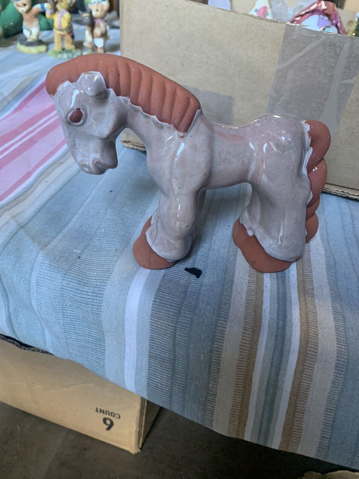 ceramic Donkey figurine