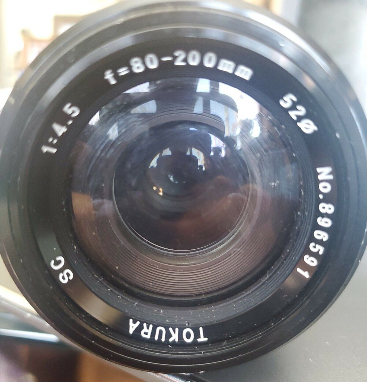 Vintage Tokura 80-200 MM 1:4.5 No 896591 Lense Taiwan