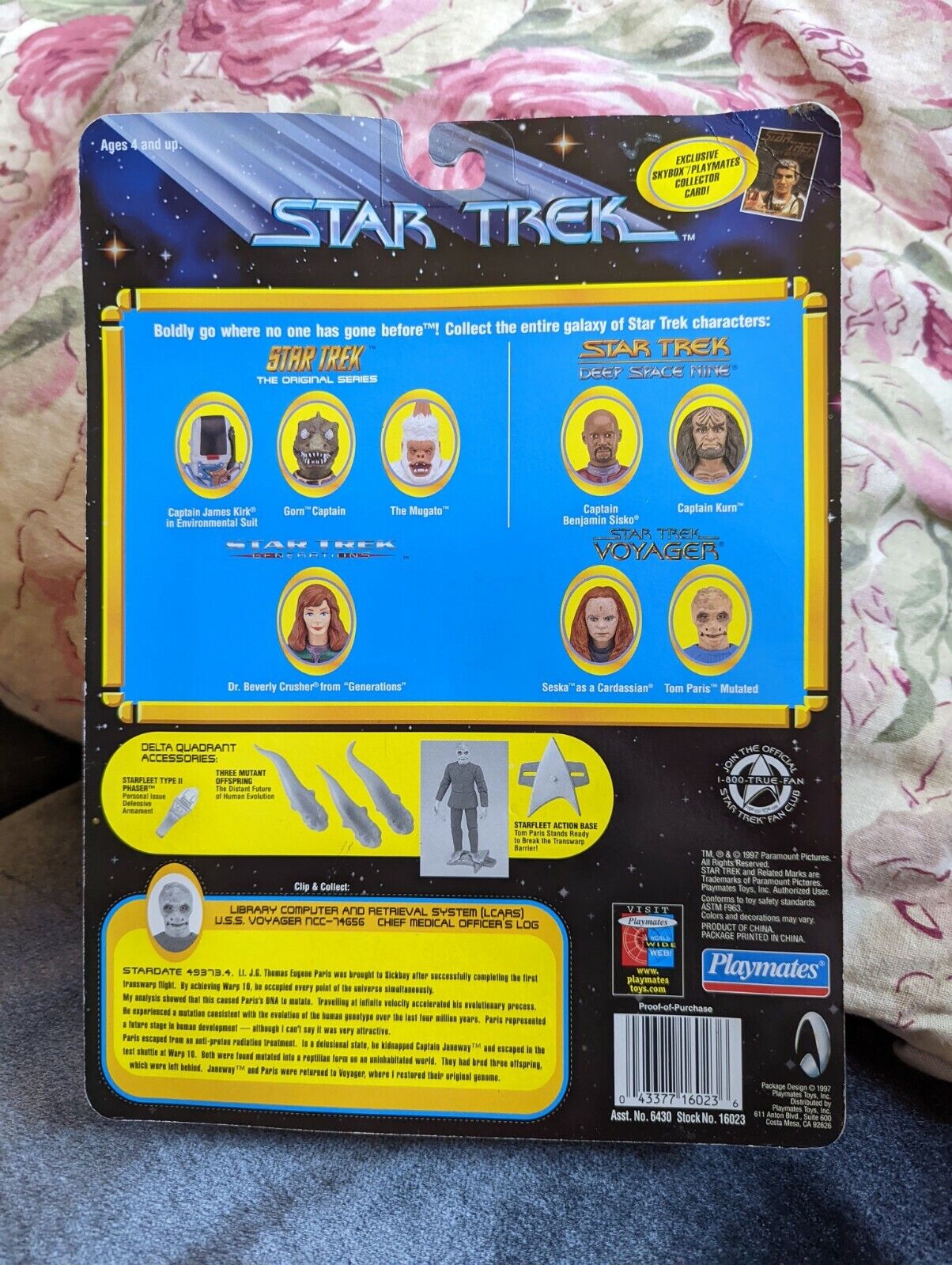 Tom Paris - Mutated from "Threshhold" Playmates Star Trek Voyager Figure 1997