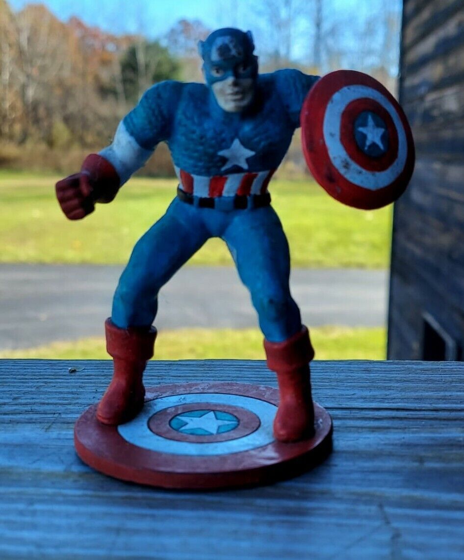 Vintage 1991 Captain America Action Figure