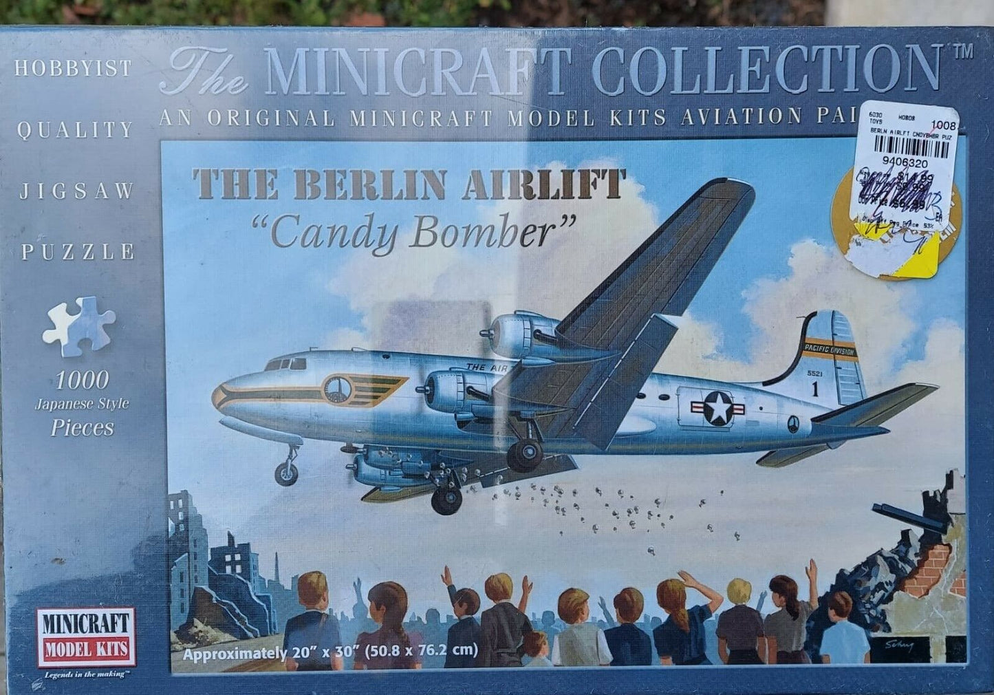 The Minicraft Collection 1000 pc Puzzle The Berlin Airlift "Candy Bomber" New