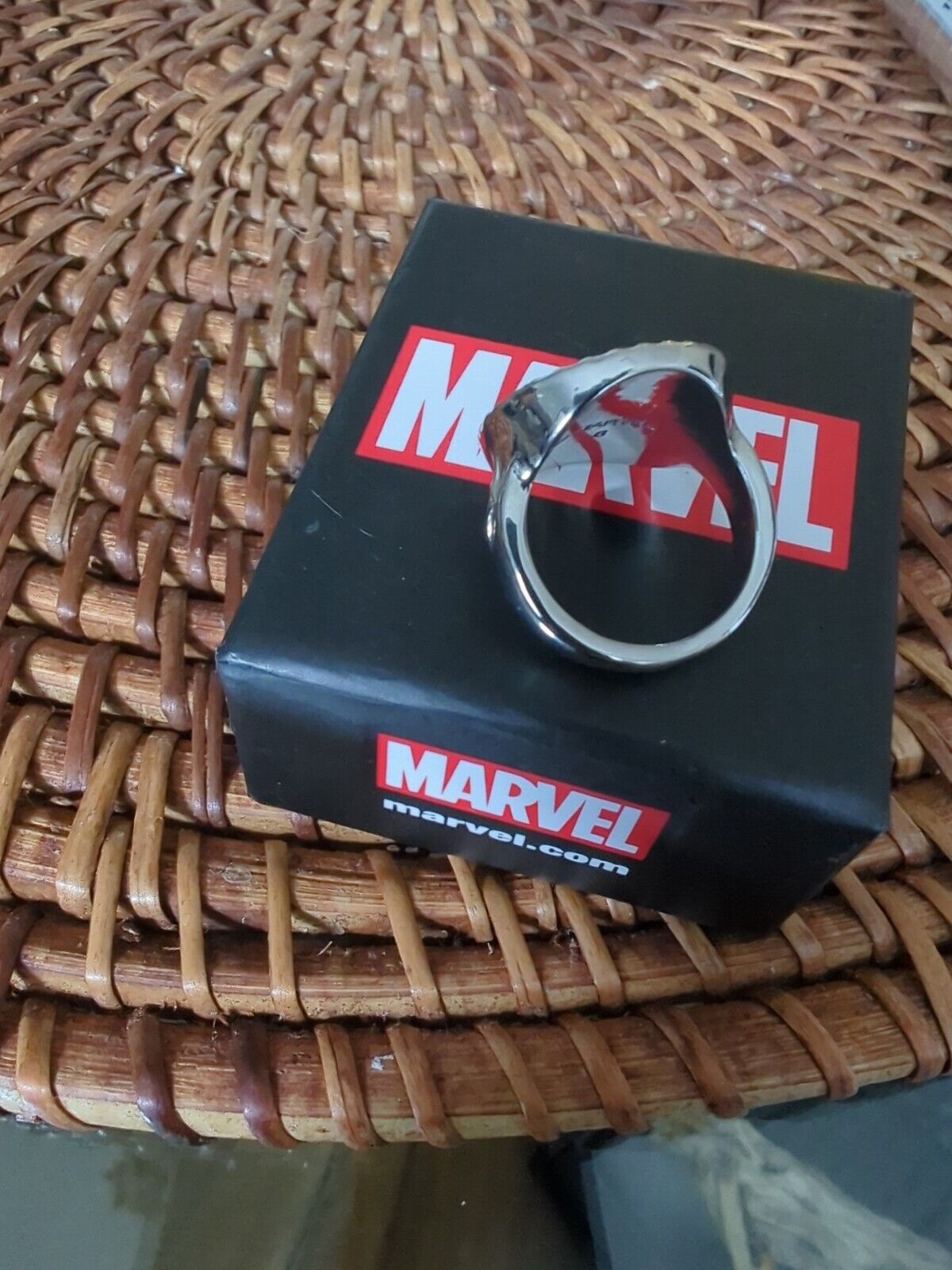 Captain America Shield Stainless Steel Womens Ring Size 6 Marvel Comics New