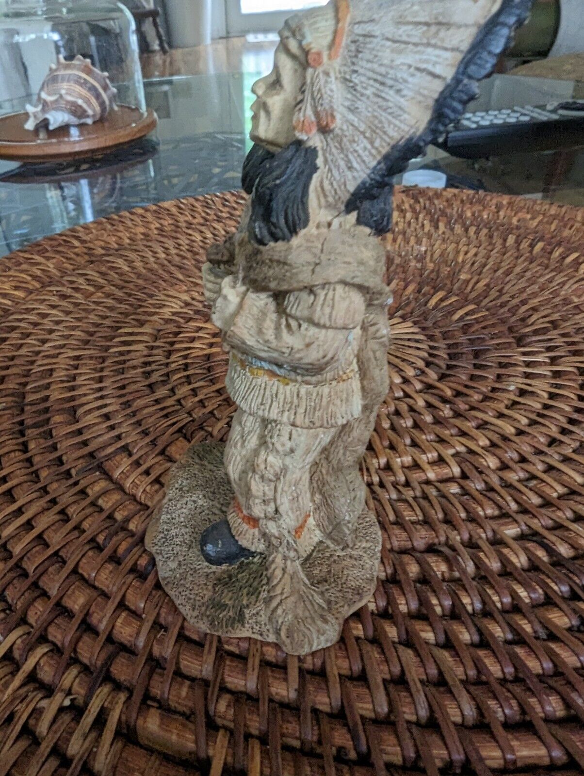 Vintage Small 4" Native American Elder Figurine