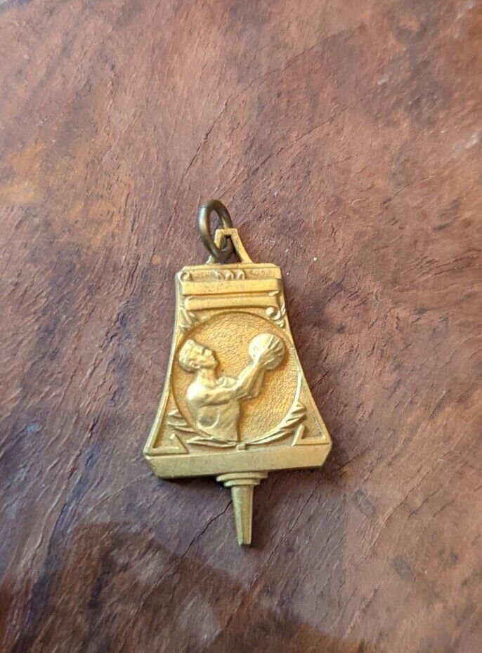 Vintage Golden Balfour Men's Basketball Pendant