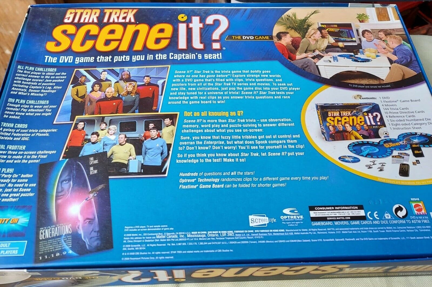 Sceen It!  2008 Matel Star Trek Board Game