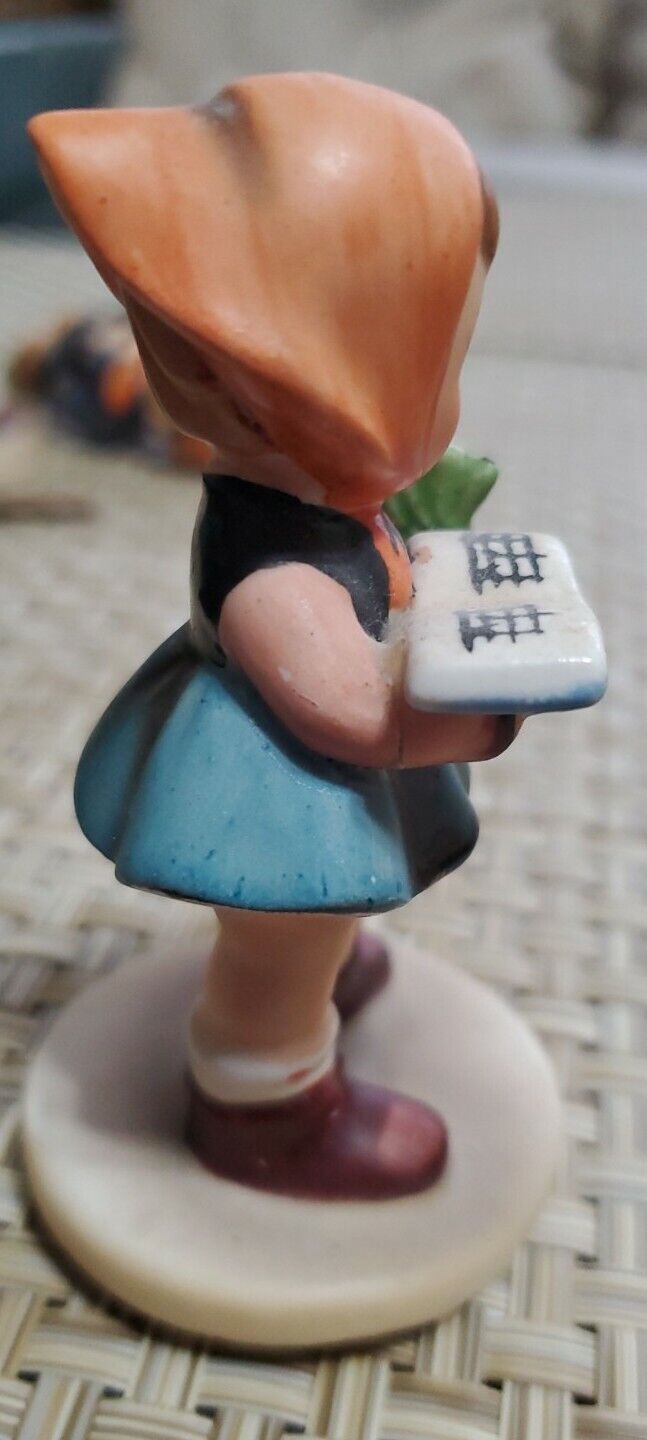 Vintage Inarco 1963 Country Girl With Musical Notes And A flower In Hands