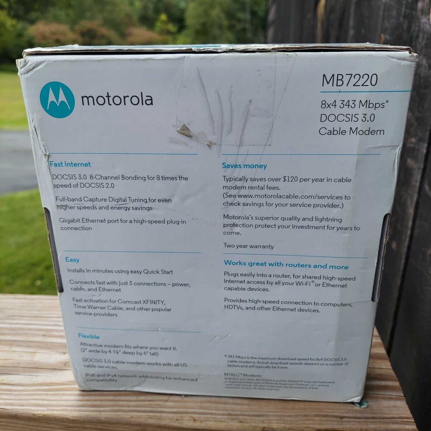 Motorola MB742010 686mbps DOCSIS 3.0 Cable Modem