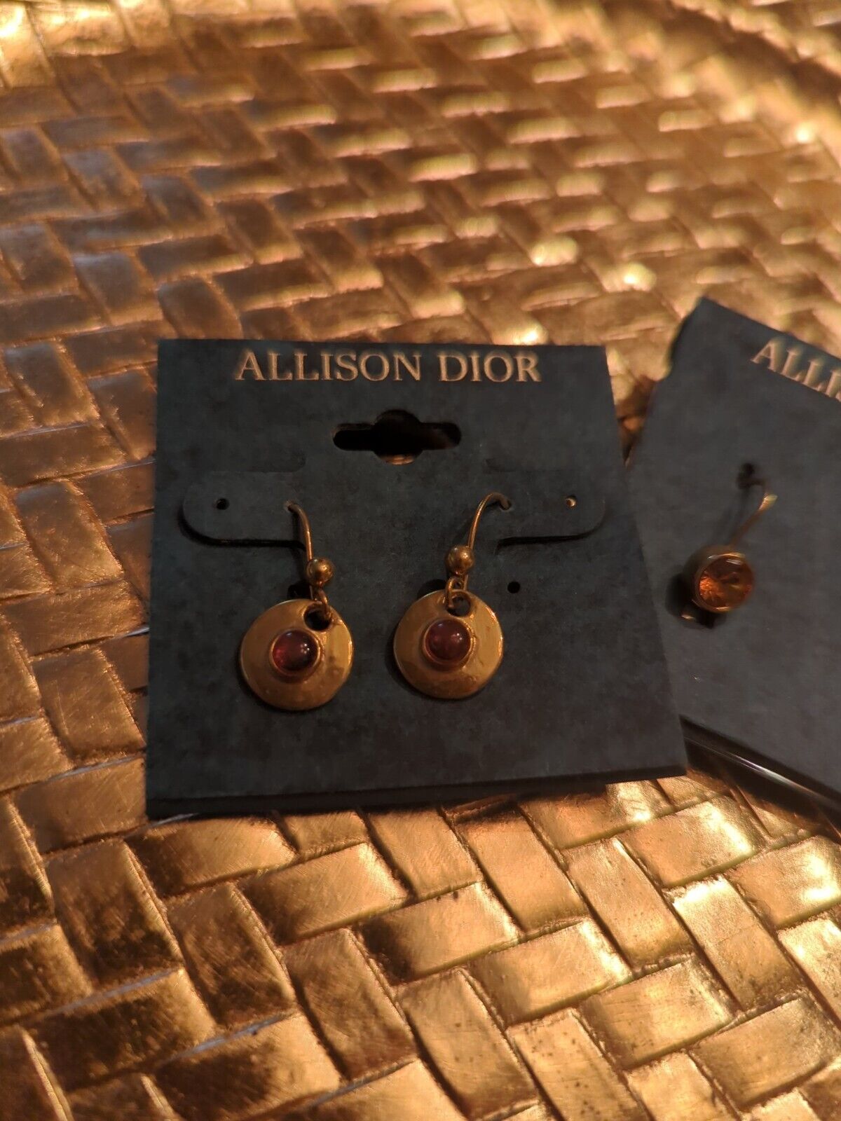 Allison Dior Dangling Earrings Two Sets Of Two.