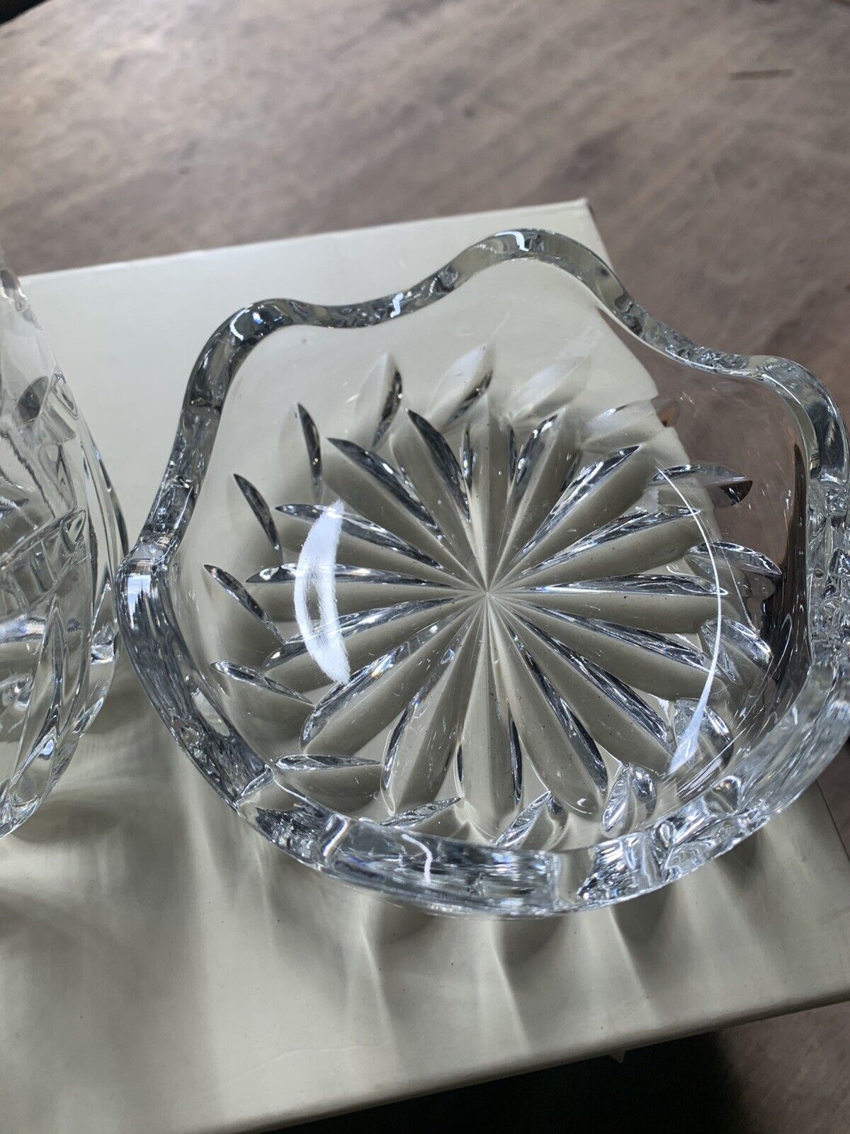 Decorative Art  Glass Bowl set With Lid