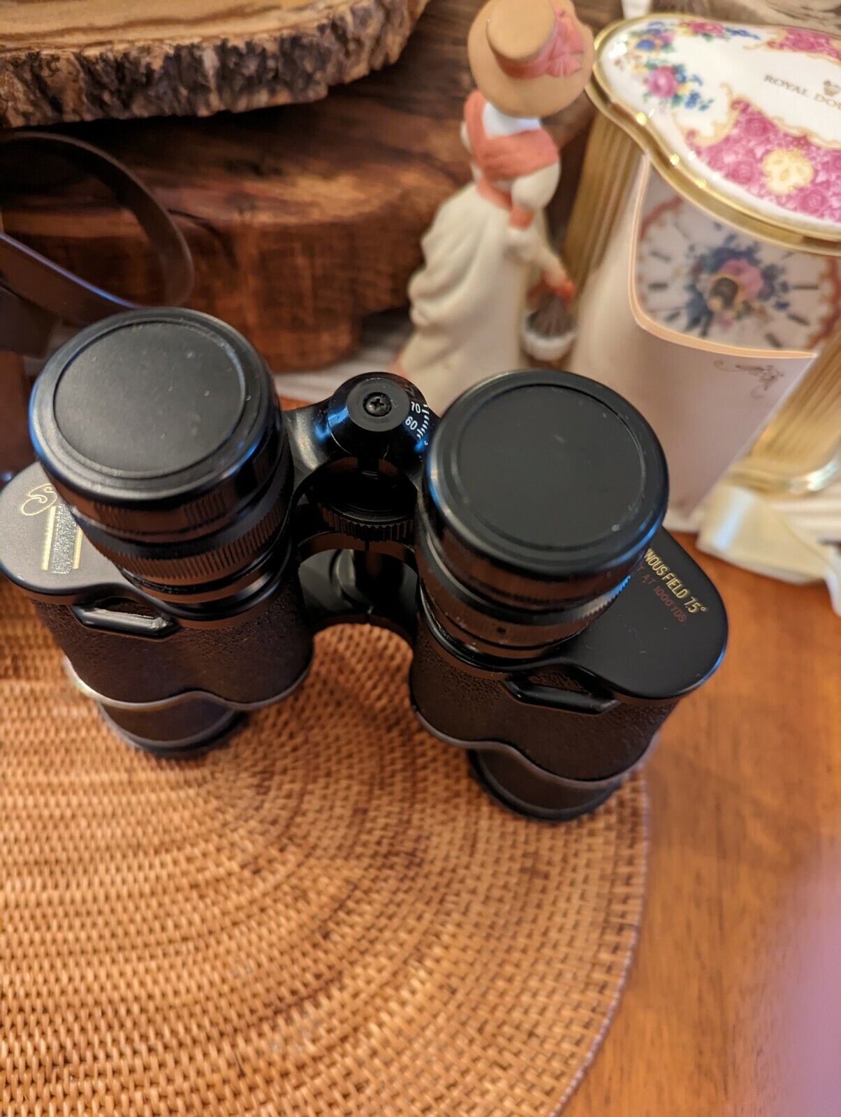 Vintage Sensi 7x35 Fully Coated Capped Binoculars With Case