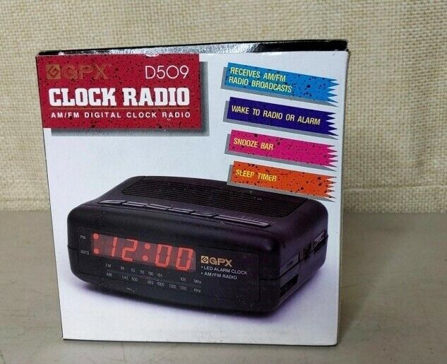 GPX 509D Digital Clock Radio New In Box