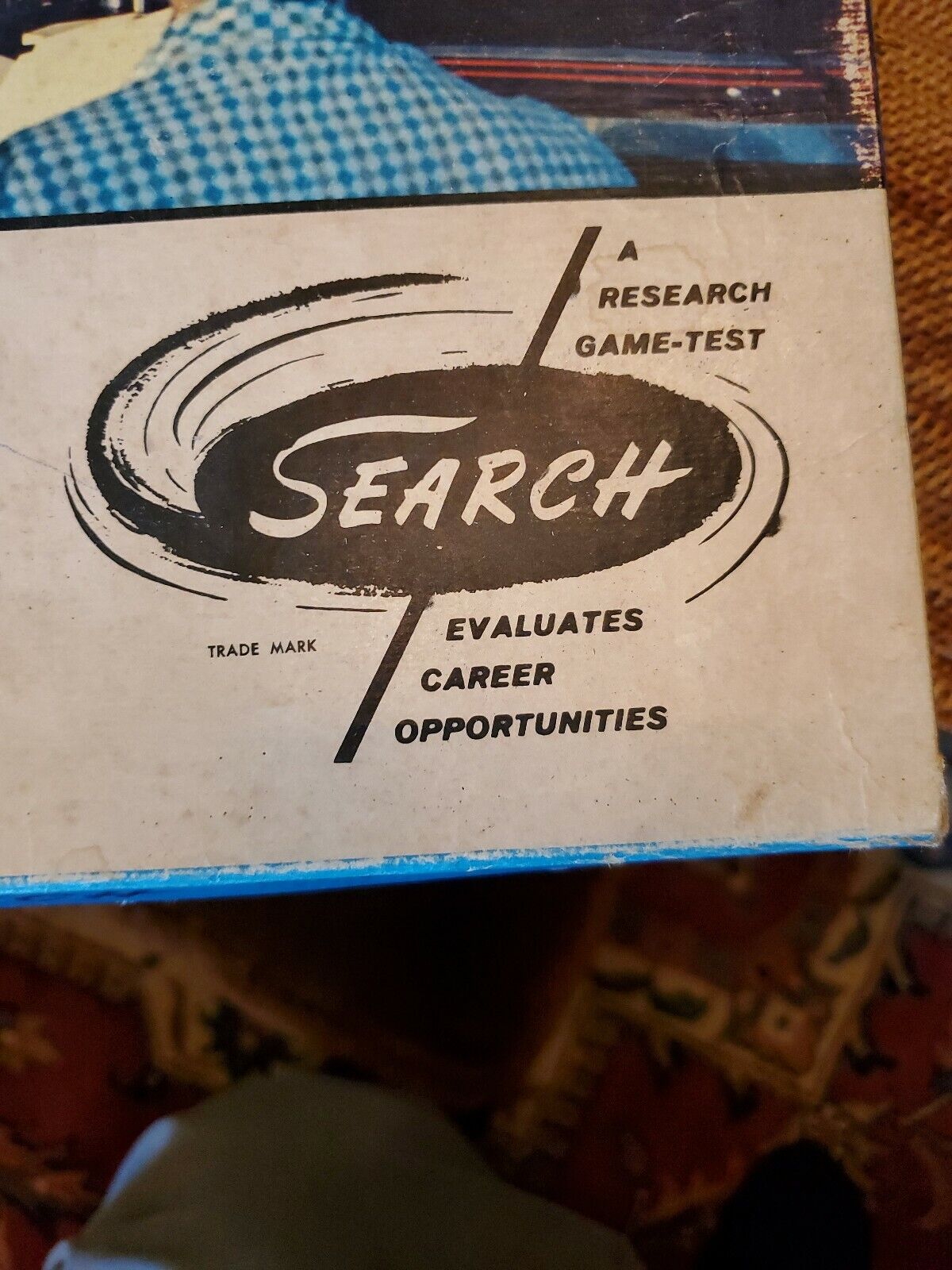 Sanborn Educational Inc , Search, Board Game , vintage 1958