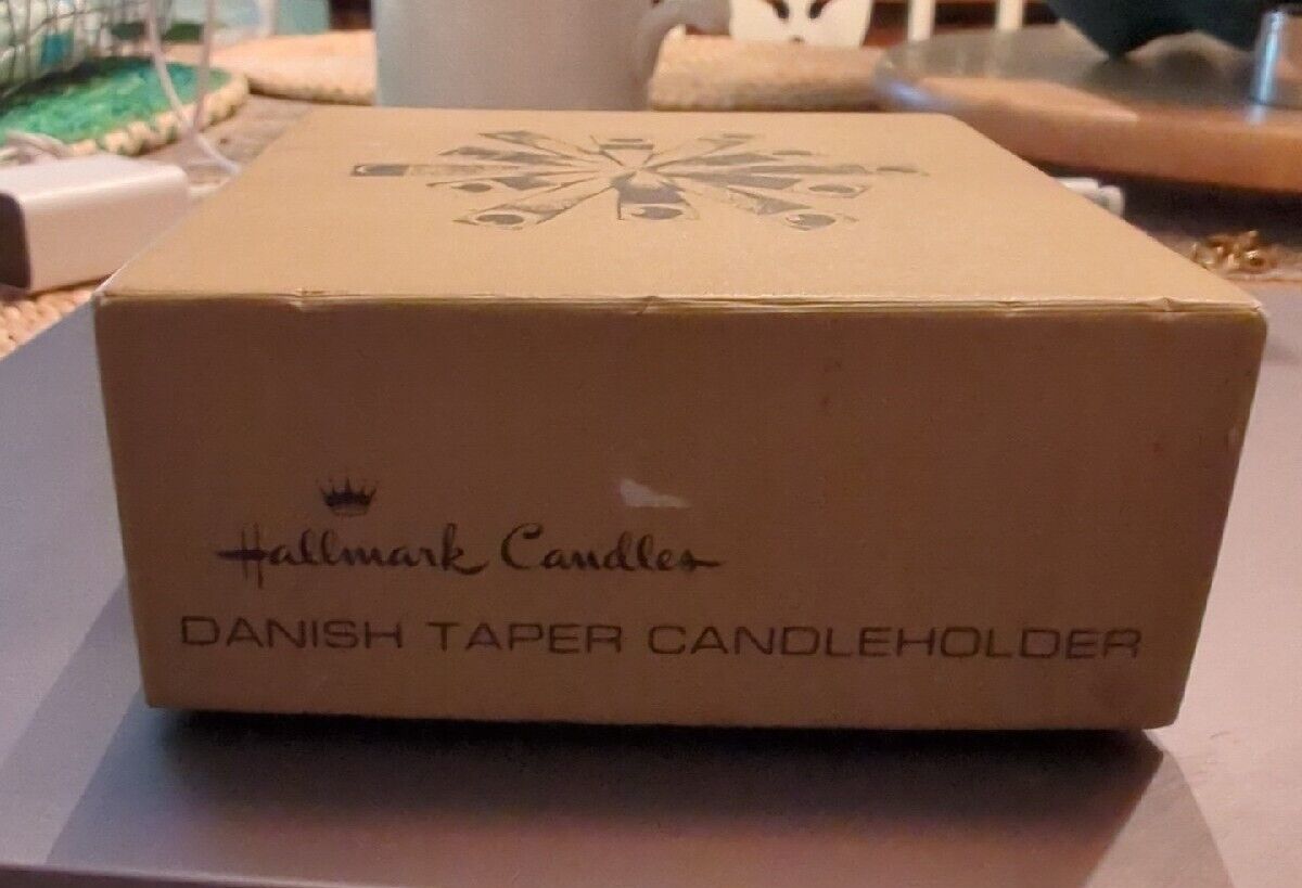 Danish Taper Candle Holder Hallmark Candles In Box