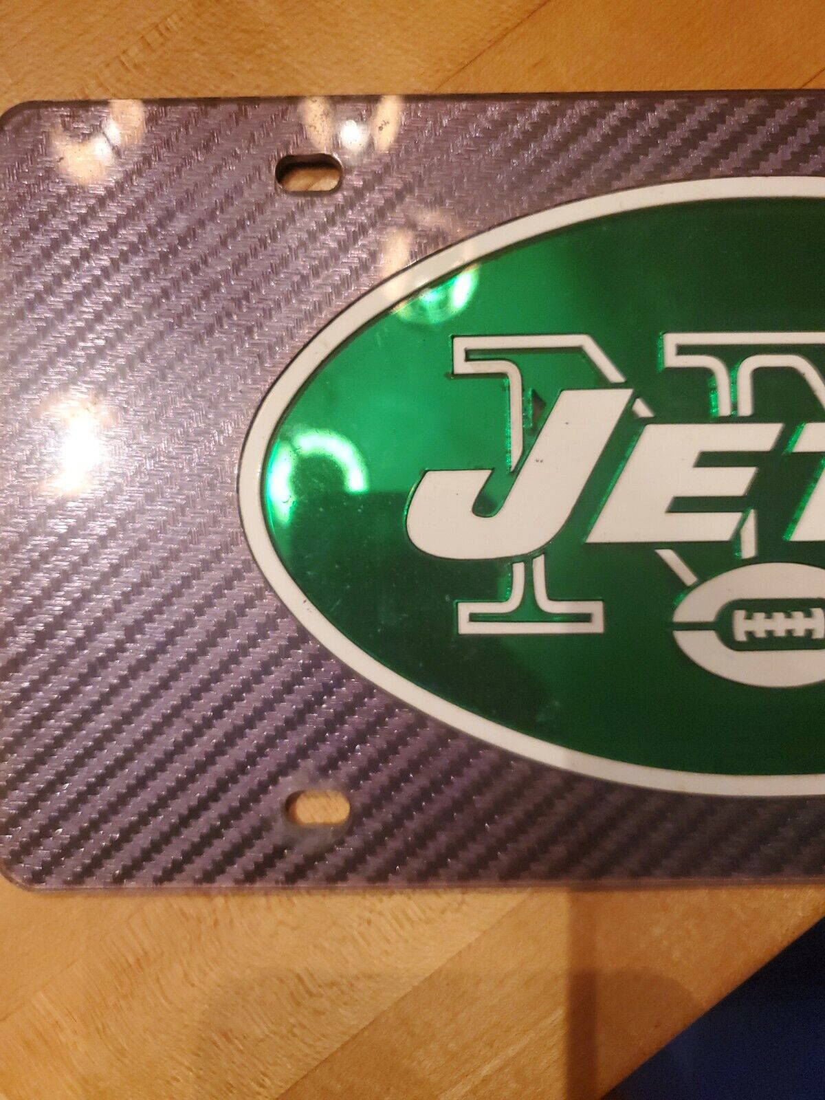 NY JETS Acrylic License Plate NFL