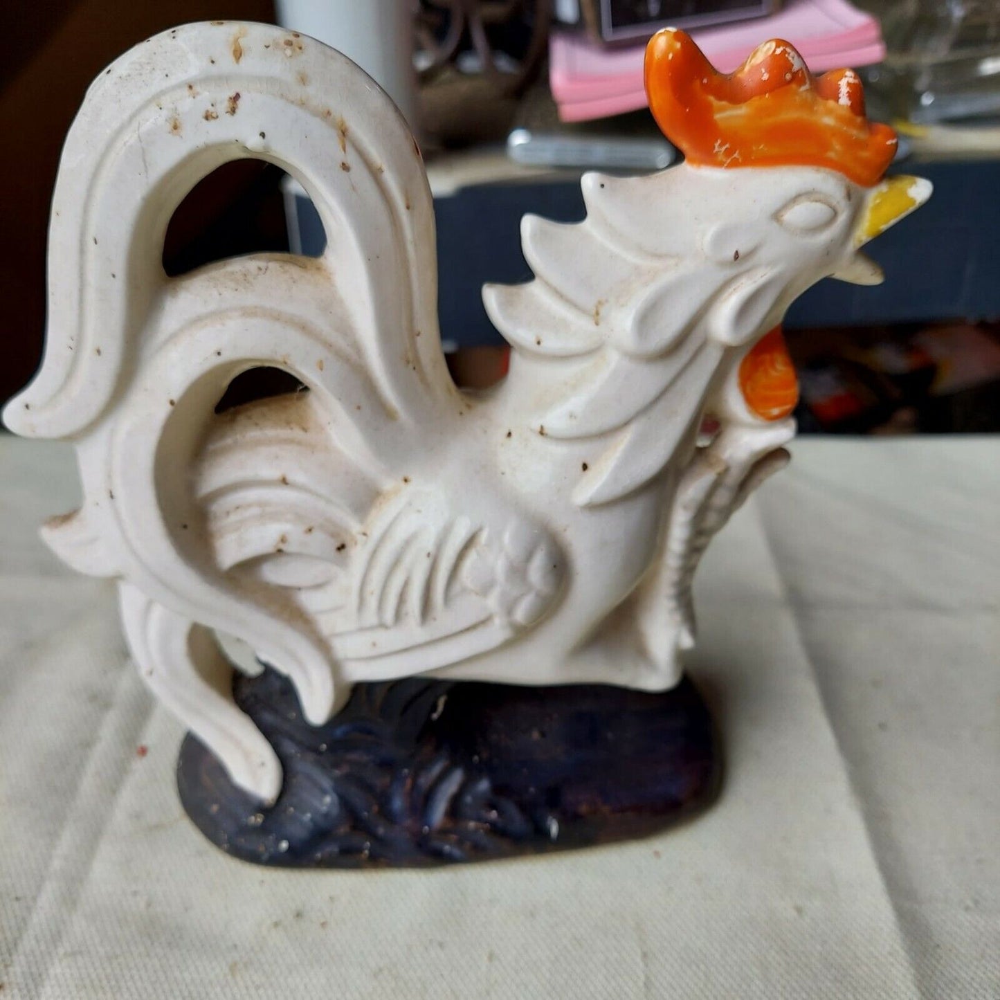 Vintage Ceramic Rooster Marked 1337 Made In Japan