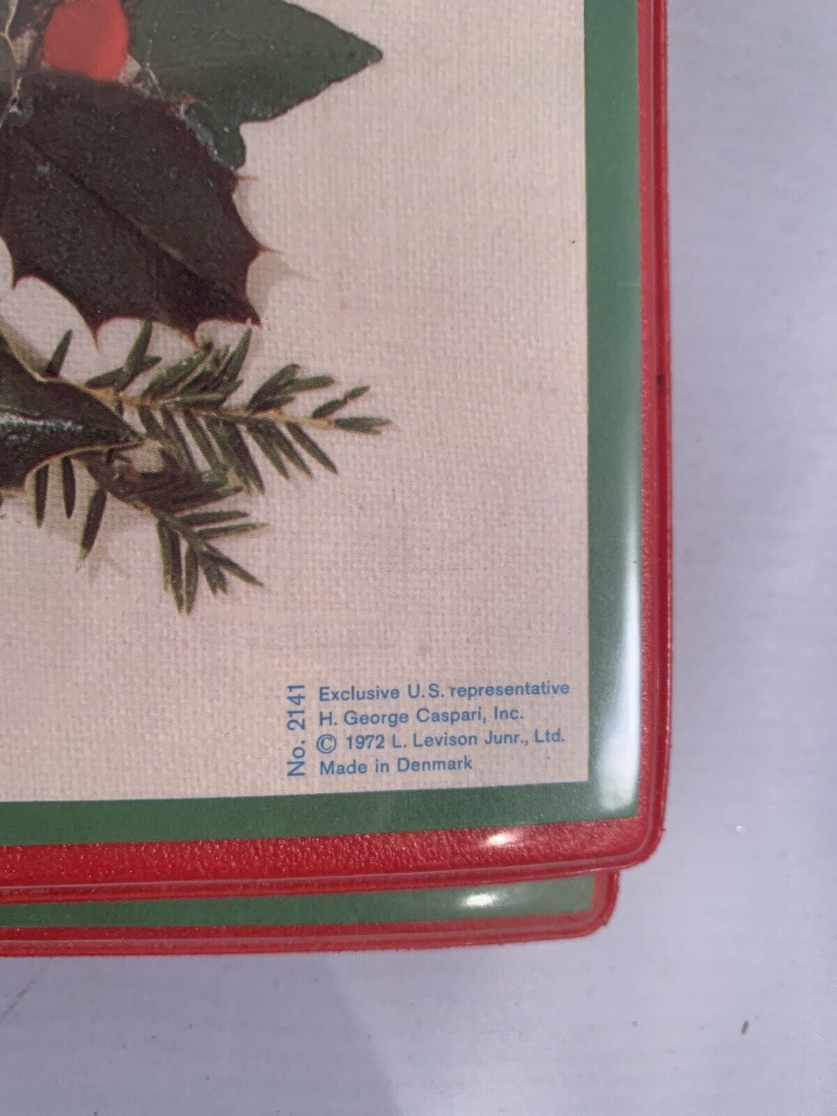 Six vintage christmas placemats