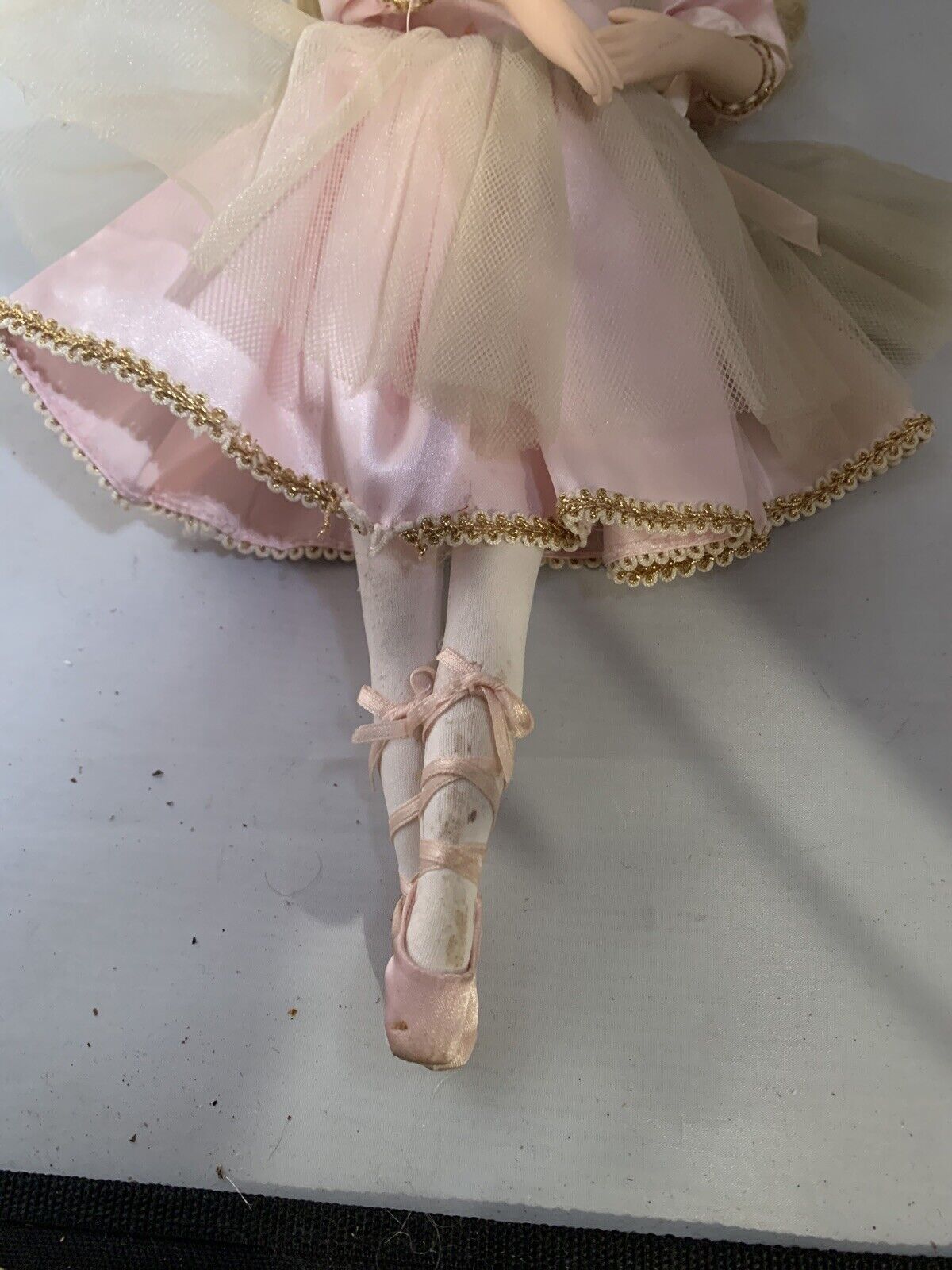 vintage porcelain ballerina doll