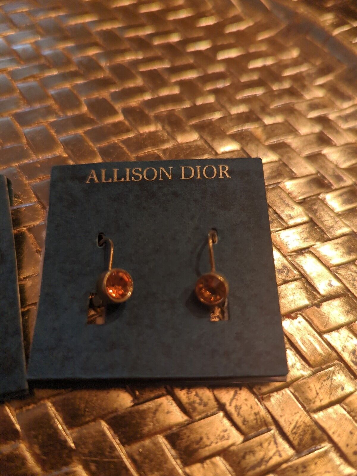 Allison Dior Dangling Earrings Two Sets Of Two.