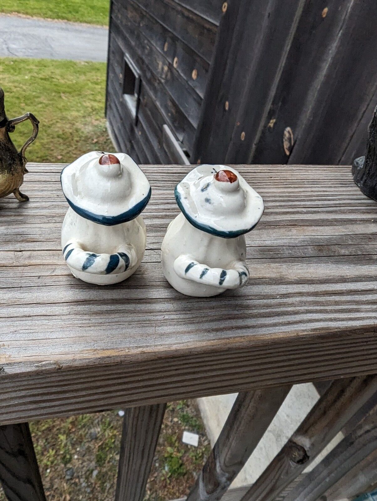 Salt & Pepper Shakers Cactus Vintage Ceramic Salt and Pepper Shakers Japan