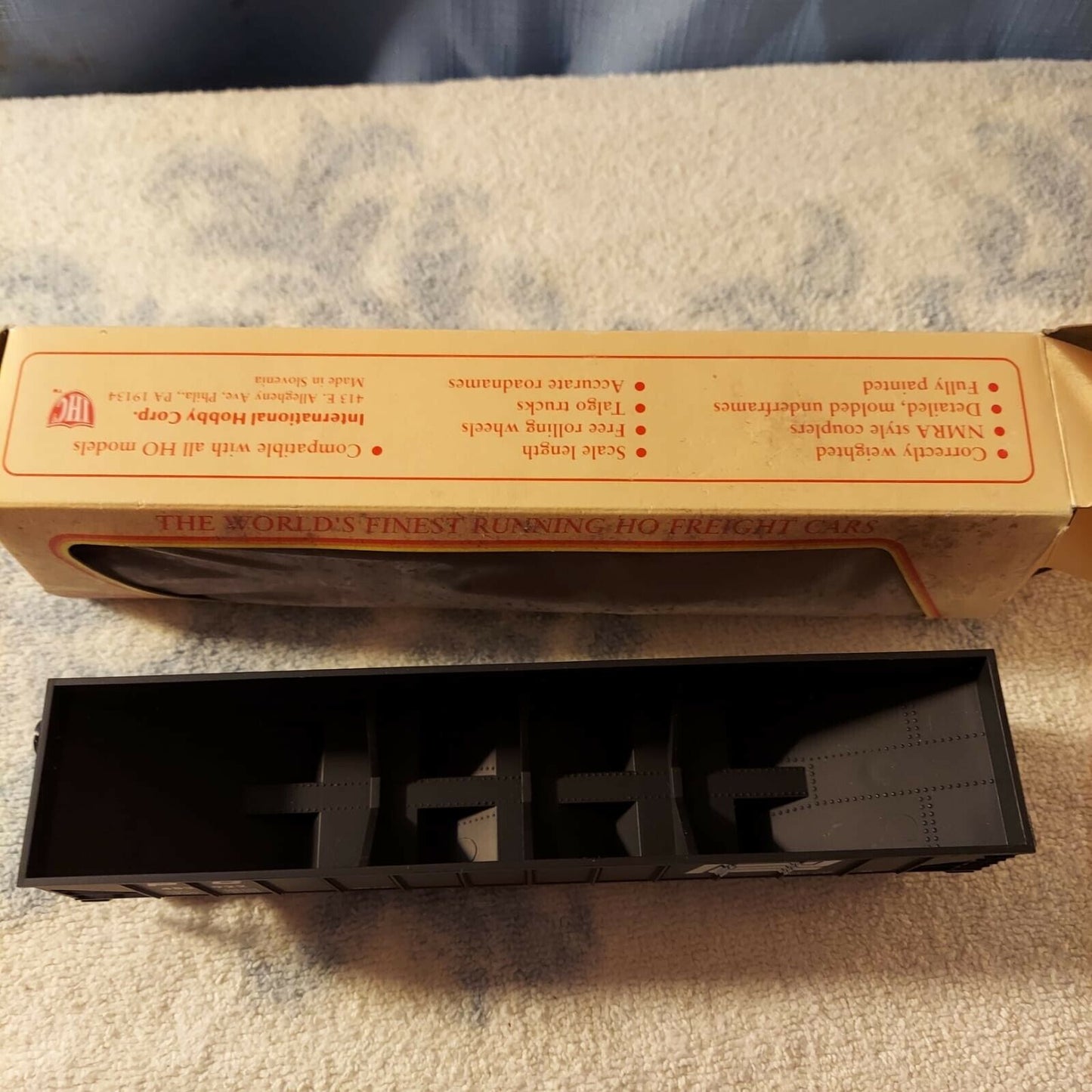 VINTAGE MEHANO HO MODEL PC BOX CAR NO. 483922 FREIGHT CAR